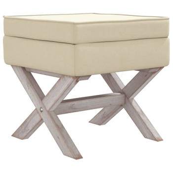 vidaXL Opbergkruk 45x45x49 cm linnen beige