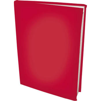 Rekbare boekenkaften A4 - 8 x Rood
