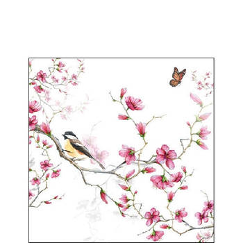 Ambiente Servetten Bird & Blossom 25cm