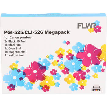 FLWR Canon PGI-525 / CLI-526 Megapack cartridge