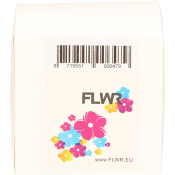 FLWR Dymo 99013 Adreslabel 36 mm x 89 mm transparant labels