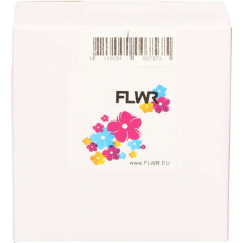FLWR Brother DK-11208 38 mm x 90 mm wit labels