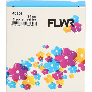 FLWR Dymo 45808 op breedte 19 mm labels