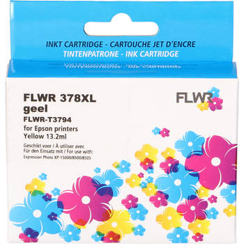 FLWR Epson 378XL geel cartridge