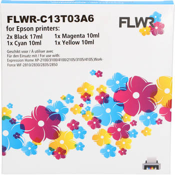 FLWR Epson 603XL Multipack zwart en kleur cartridge