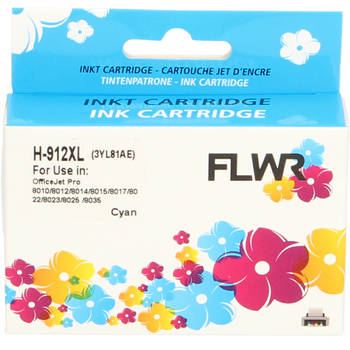 FLWR HP 912XL cyaan cartridge