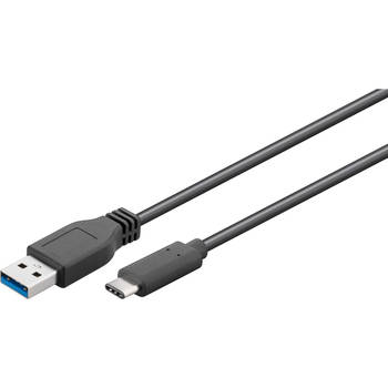 USB-C - USB A 3.0 kabel, 1 m