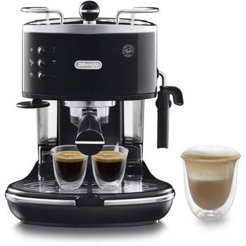 DELONGHI ECO 311.BK Icona klassieke espressomachine - zwart