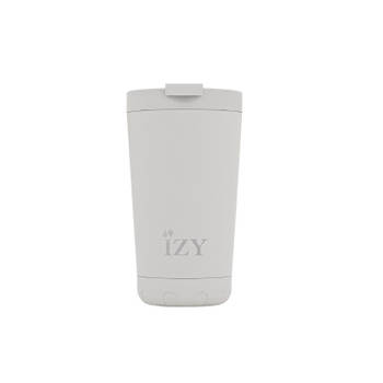IZY - Thermosbeker 0.35L, RVS, Wit - IZY Original Collection