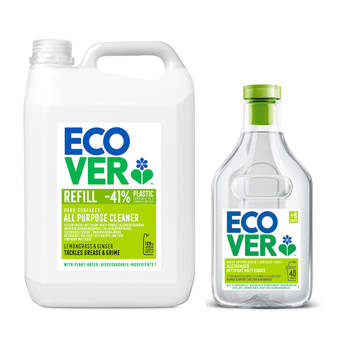 Ecover - Allesreiniger - Citroengras & Gember - Reinigt & Ontvet - 5L + 1 L Gratis - Voordeelverpakking