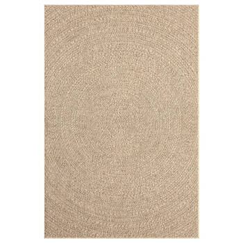 vidaXL Vloerkleed ZIZUR binnen en buiten 120x170 cm jute look