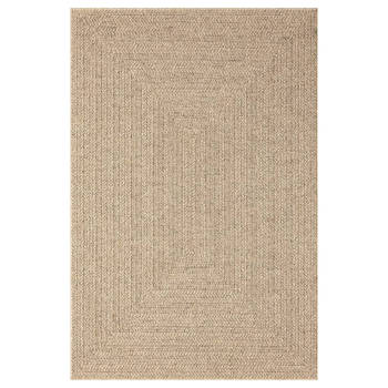 vidaXL Vloerkleed ZIZUR binnen en buiten 140x200 cm jute look