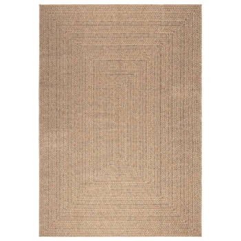 vidaXL Vloerkleed ZIZUR binnen en buiten 160x230 cm jute look