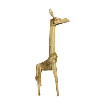 DKNC - Giraf Zurich - Bamboe wortel - 42x27x77 cm - Bruin