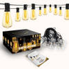 Homezie Lichtsnoer 15 meter met 25 grote LED bulbs Waterdicht Warm wit Koppelbaar & Dimbaar Lampjes slinger