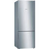 BOSCH KGV58VLEAS - Gecombineerde koelkast - 500 L (376 L + 124 L) - A ++ - L 70 x H 191 cm - Roestvrij staal