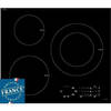 SAUTER SPI6300 - Inductiekookplaat - 3 zones - 7200 W - L 60 x D 52 cm - Glascoating - Zwart