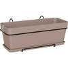 ARTEVASI - Kit plantenbak Capri 50cm v2 Taupe 50,2 x 28,5 x h20,7 cm - 1,54l