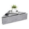 UsalS nachtkastje wandmontage hoek 1 lade beton decor.