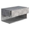 UsalXL60 nachtkastje wandmontage 1 lade 1 plank beton decor.
