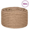 vidaXL Touw 50 m lang 24 mm dik jute