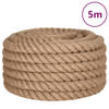 vidaXL Touw 5 m lang 40 mm dik jute