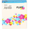 FLWR Dymo 45803 zwart op wit breedte 19 mm labels
