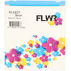 FLWR Brother MK-621 zwart op geel breedte 9 mm labels