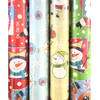 Assortiment Kerstpapier cadeaupapier inpakpapier voor Kerstmis HO611 - 5 meter x 100 cm - 4 rollen