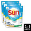 Sun All-in-1 Vaatwastabletten Citroen - 234 Tabletten - 2+1 Gratis - Voordeelverpakking