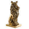 Decoratief beeld Royal Lion - Goud H34 cm