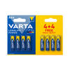 Varta longlife power AAA 4 + 4 (20 stuks)