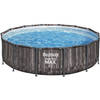 Bestway zwembad set Steel Pro Max 427 houtlook