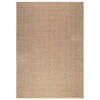 vidaXL Vloerkleed ZIZUR binnen en buiten 160x230 cm jute look