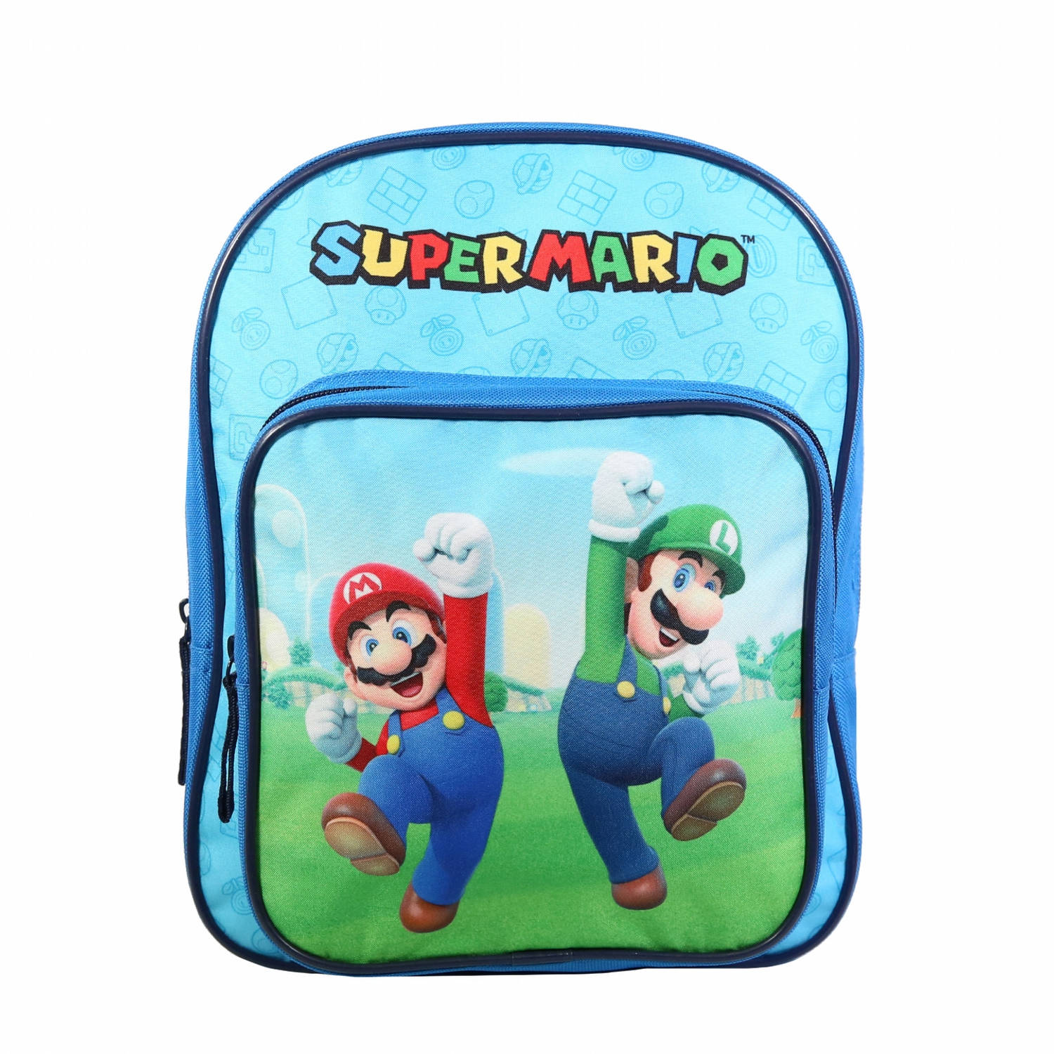 Super Mario kleuter jongens rugzak 31x24x8 blauw