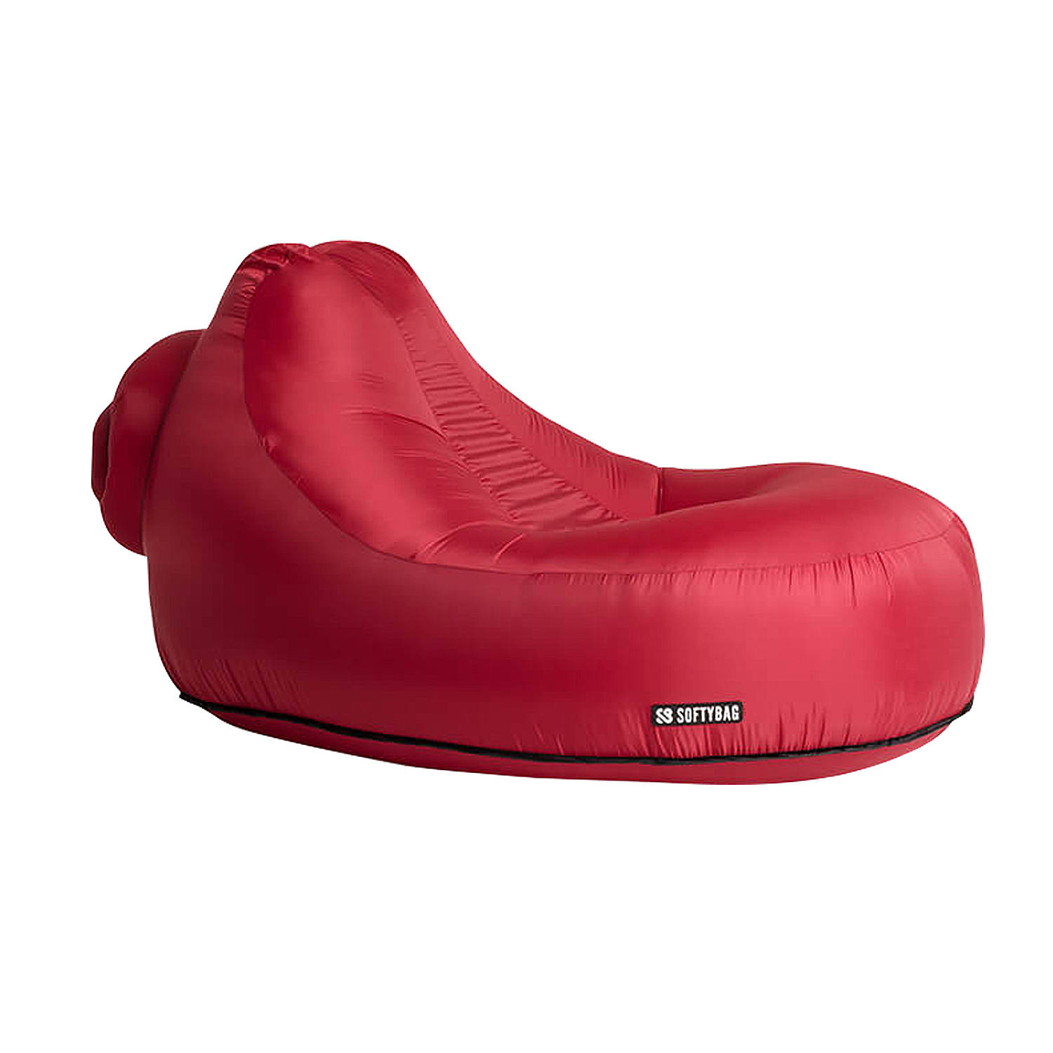 Softybag stoel Rood - Luchtbedden - Luchtzak - Air lounger - Ligzak - Luchtbank - Opblaasbare stoel - Luchtzak strand - Opblaasbare zitzak - Chili rood - Opblaasbare bank - Lijkt o