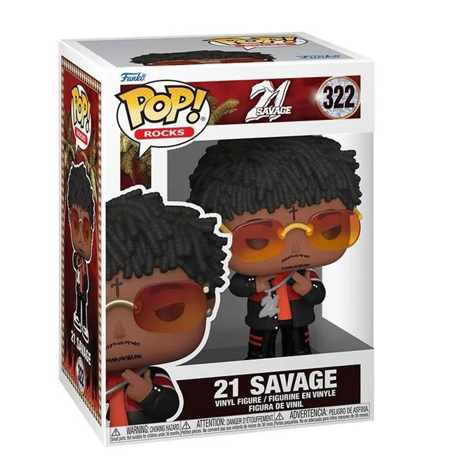 Funko Pop! Rocks 21 Savage - 21 Savage #322
