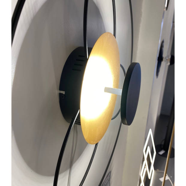 Highlight Plafondlamp Fiore Ø 52 cm mat goud-zwart