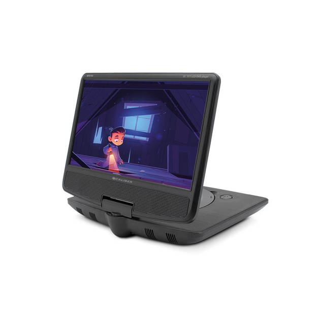 Caliber Draagbare DVD Speler Auto - 10 Inch Scherm met USB en Accu - Incl. Hoofdsteunhouder - Koptelefoonaansluiting -