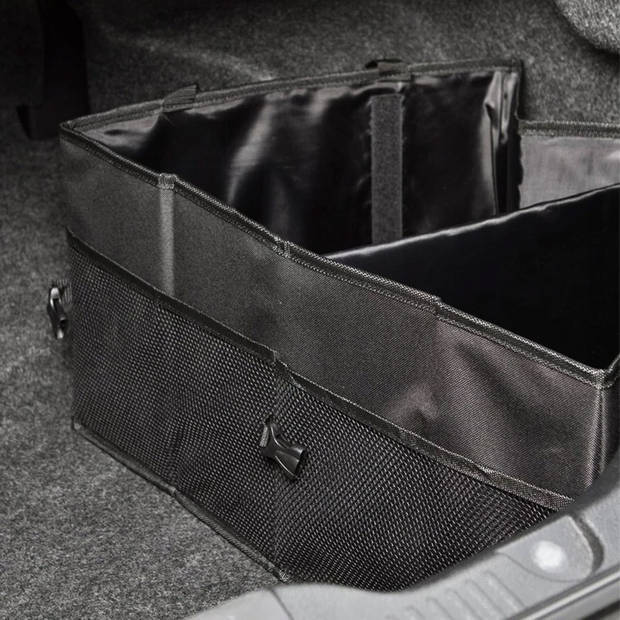 Kofferbak Organizer tas - Organizer auto - Kofferbak opbergbox - Kofferbak tas opvouwbaar- 53 x 38 x 25,5 cm - Zwart