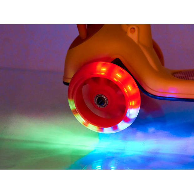 Balans driewieler kinderstep hert ontwerp met lichtgevende wielen geschikt tot 40kg