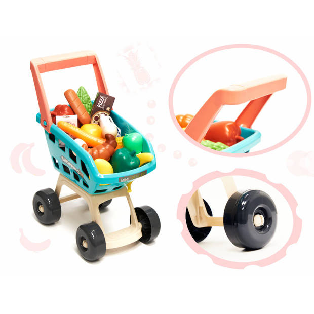 Speelgoedwinkeltje - Supermarket - Winkel - Kassa - Trolley - Speelgoed