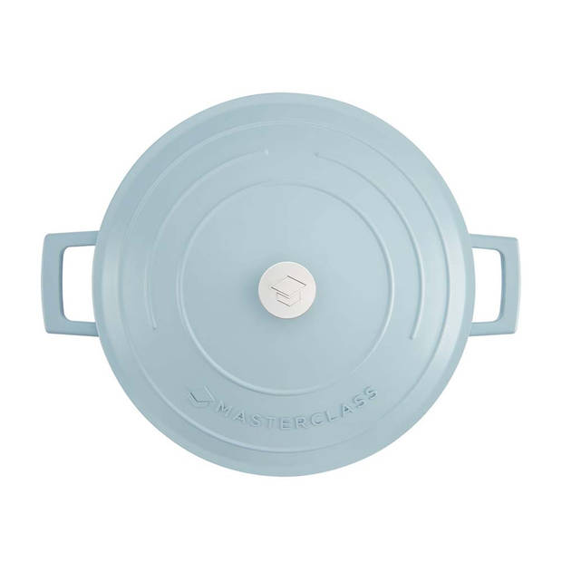 Braadpan, 28cm - 5 L -Licht Blauw - Lichtgewicht - Levenslange garantie - Geschikt voor inductie - MasterClass