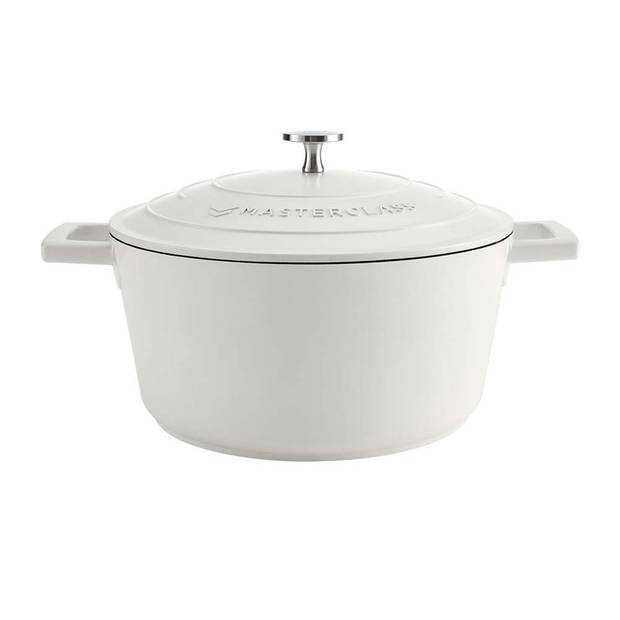 Braadpan, 24cm - 4 L - Creme - Lichtgewicht - Levenslange garantie - Geschikt voor inductie - MasterClass