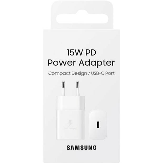 Samsung 15W USB-C Adapter EP-T1510 Wit