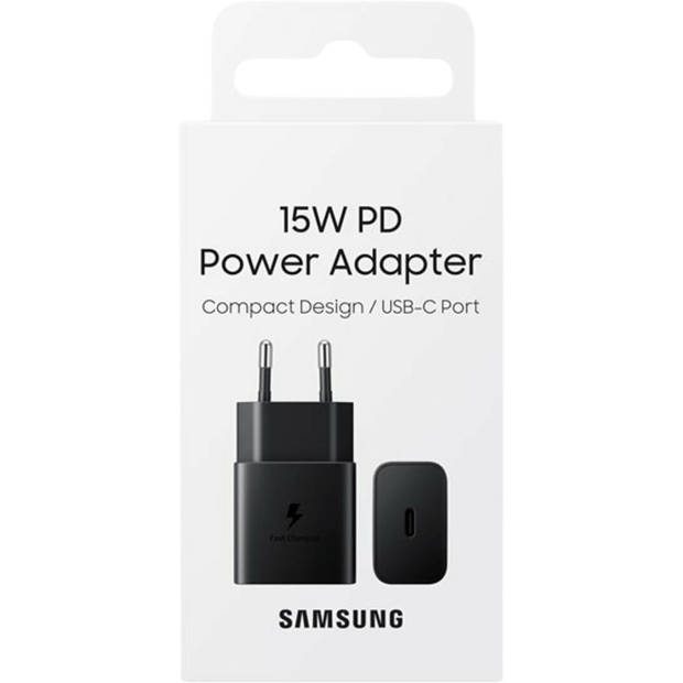 Samsung 15W USB-C Adapter EP-T1510 Zwart