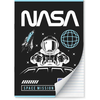 NASA Space Mission - schriften Lijn A4 SCHRIFTEN - 2 stuks