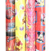 Disney Assortiment cadeaupapier inpakpapier H707 - 3 meter x 100 cm - 4 rollen