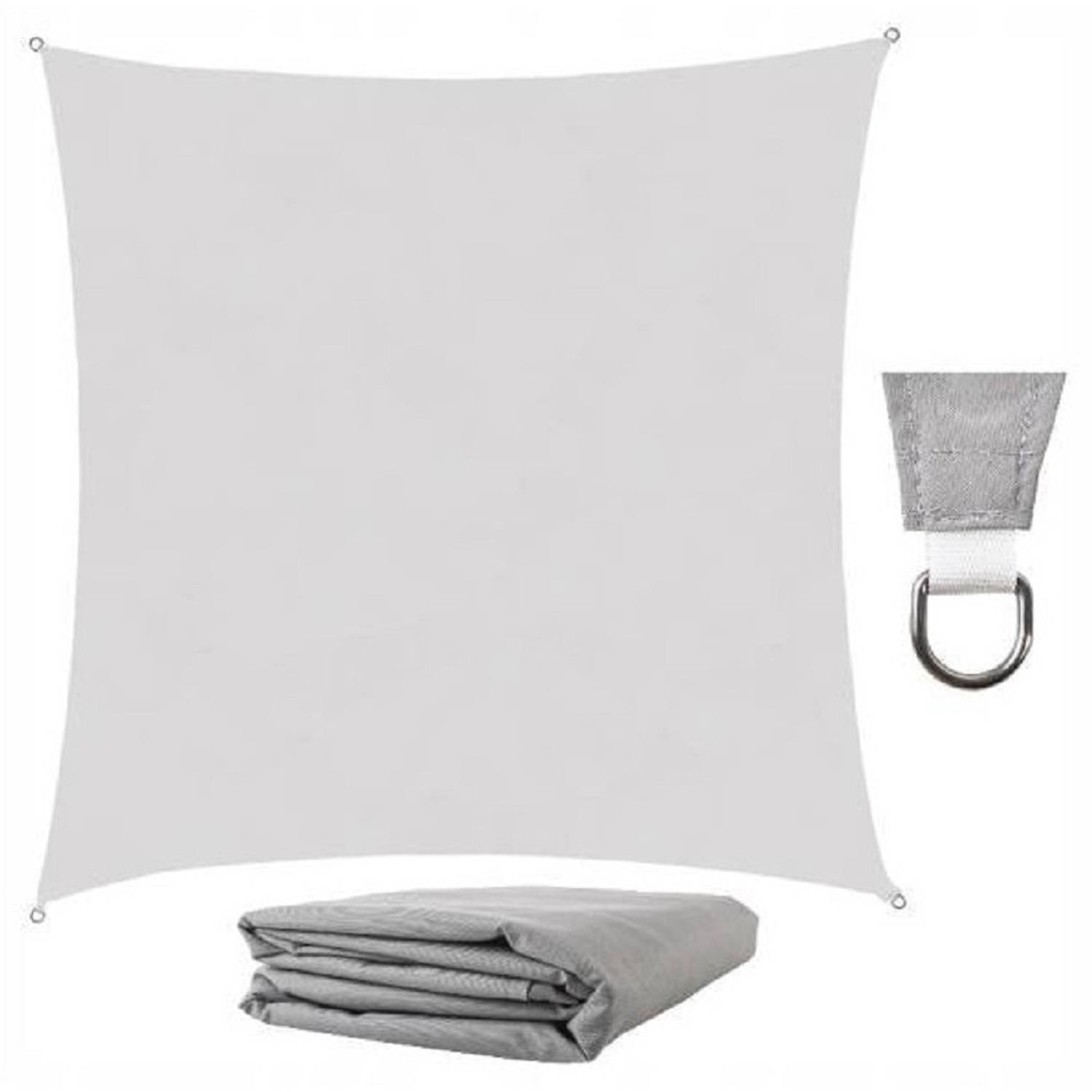Luxe Schaduwdoek - Grijs - Waterproof - UV bestendig - 3.6 x 3.6