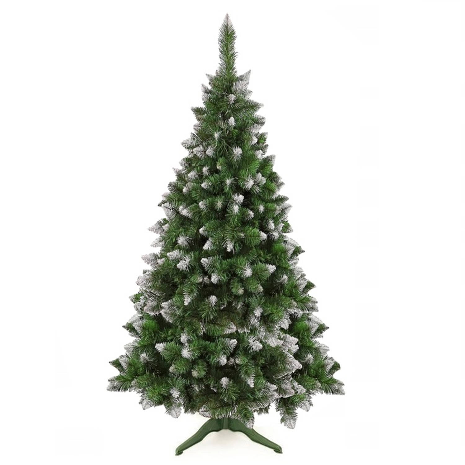 Diamond Kunstkerstboom 250 cm grenen pine besneeuwde takken en glitters - eenvoudige opbouw zonder gereedschap - onderhoudsvriendelijk en herbruikbaar - kunststof spar kerstboom